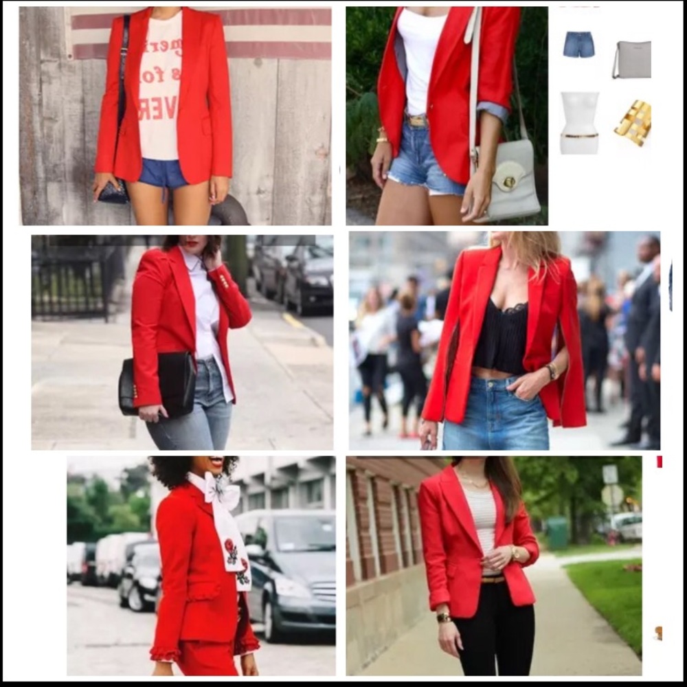 Old Navy Red Blazer